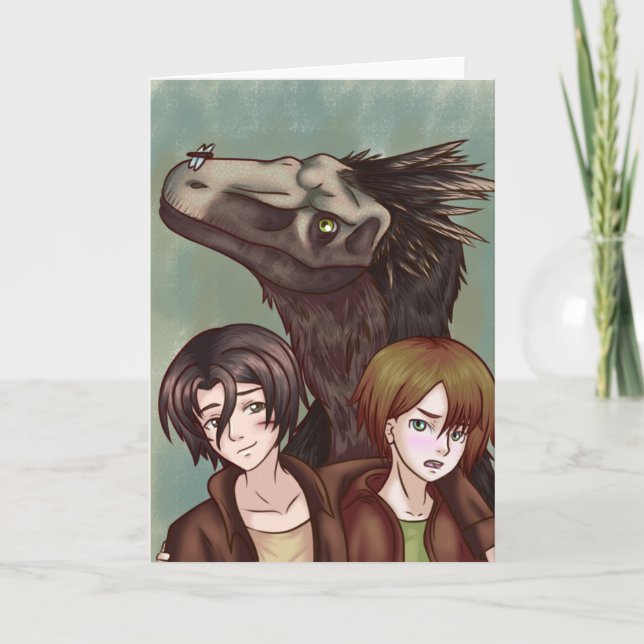 Adventures with a Dinosaur Card (Front)