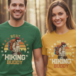Adventurous Alaskan Klee Hiker Wilderness Explorer T-Shirt