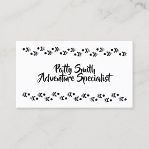 Adventurous Bear Track Business Card