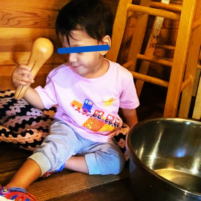 Adventurous Child -  Fun Baby T-Shirt (Stylish, Durable, Cotton, USA Made ... with Attractive Design ... front and back.)