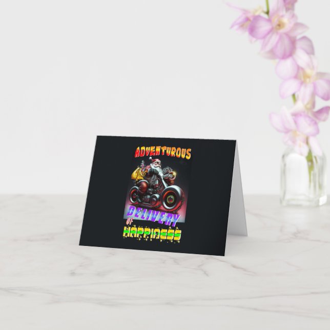 Adventurous Delivery Of Happiness Card (Orchid)