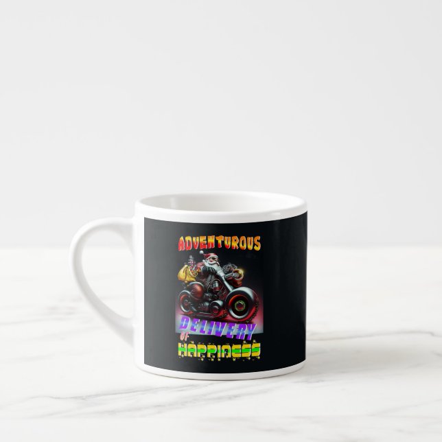 Adventurous Delivery Of Happiness Espresso Cup (Left)