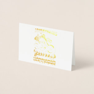 Adventurous Delivery Of Happiness Foil Card