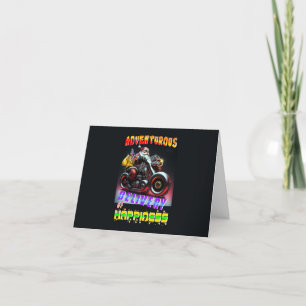 Adventurous Delivery Of Happiness Holiday Card