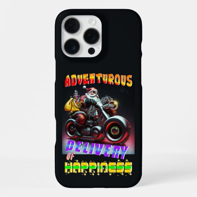 Adventurous Delivery Of Happiness iPhone Case (Back)