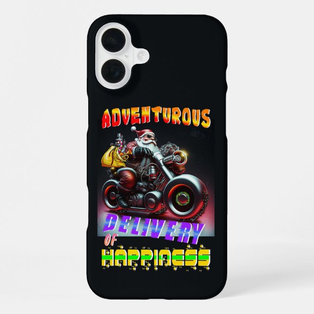 Adventurous Delivery Of Happiness iPhone Case (Back)