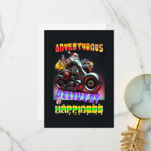 Adventurous Delivery Of Happiness Thank You Card