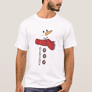 Adventurous Snowman Costume Family Matching Funny T-Shirt