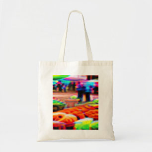 Adversarial Anti-Facial Recognition Camouflage Inv Tote Bag