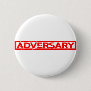 Adversary Stamp 6 Cm Round Badge