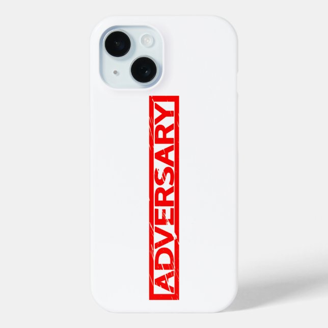 Adversary Stamp Case-Mate iPhone Case (Back)