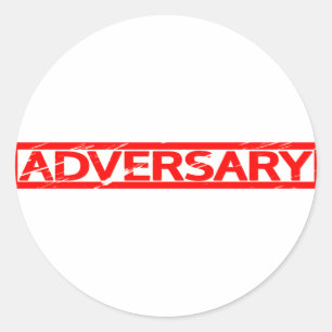Adversary Stamp Classic Round Sticker