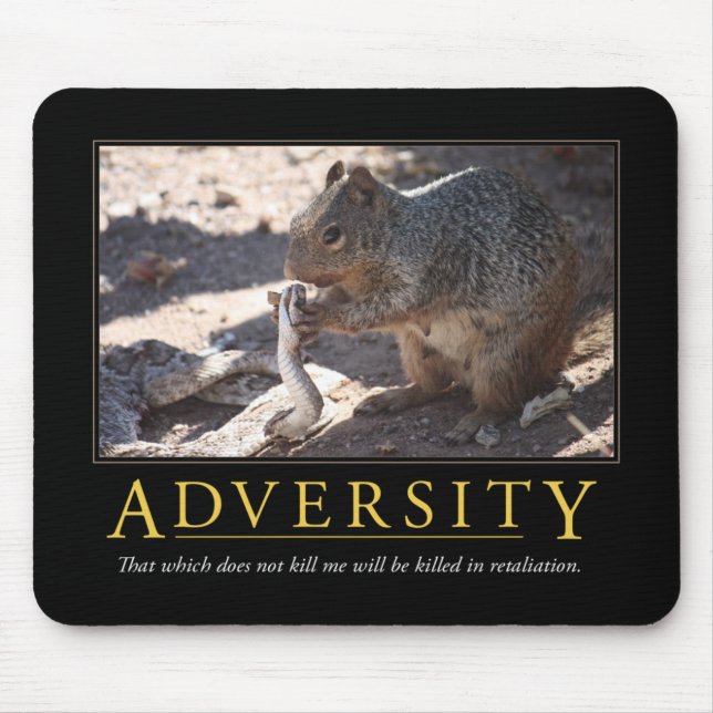 Adversity Demotivational Mousepad (Front)