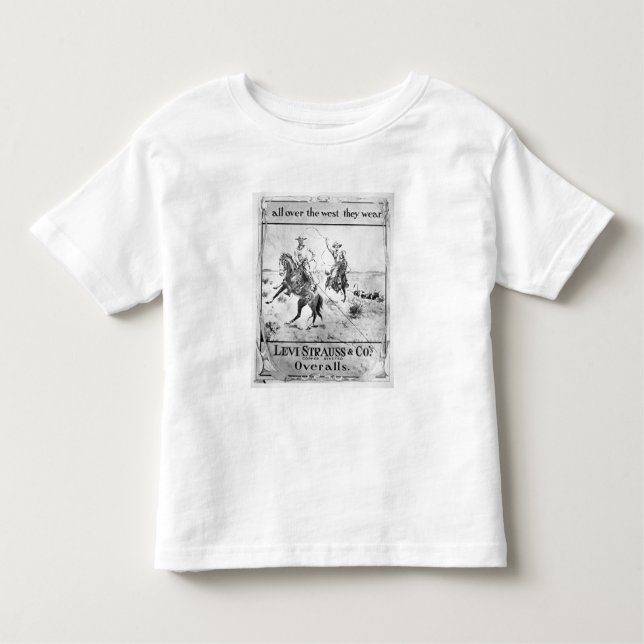 Advert for Levi Strauss & Co, c.1900 (litho) Toddler T-Shirt (Front)