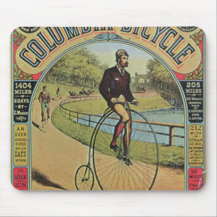 Advert for the Columbia Bicycle Mouse Pad