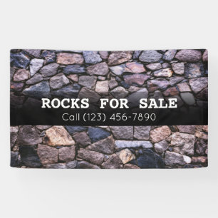 Advertise Large Rocks For Sale Landscape Business Banner