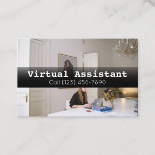 Advertise Virtual Assistant Gig Business Card