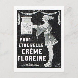 Advertisement, Creme Floreine Postcard