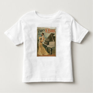 Advertisement for 'A. Bord Pianos, Paris' (colour Toddler T-Shirt