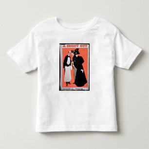 Advertisement for 'A Night Out', at the Vaudeville Toddler T-Shirt