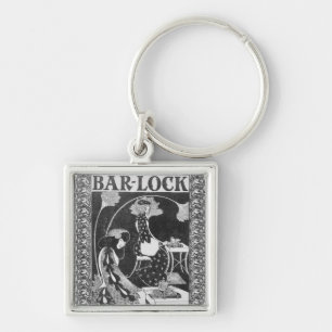 Advertisement for Bar-Lock Typewriters, c.1895 Key Ring