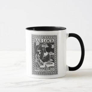 Advertisement for Bar-Lock Typewriters, c.1895 Mug