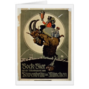 Advertisement for 'Bock Beer from Lowenbrau Brewer