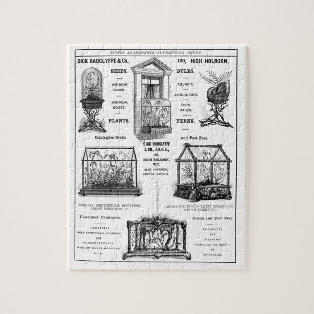 Advertisement for 'Dick Radclyffe & Co.' Rustic Ad Jigsaw Puzzle (Vertical)