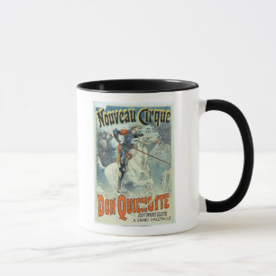 Advertisement for 'Don Quixote, New Circus', Horse Mug