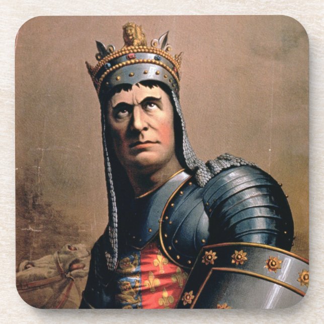 Advertisement for 'John McCullough as Richard III' Coaster (Front)