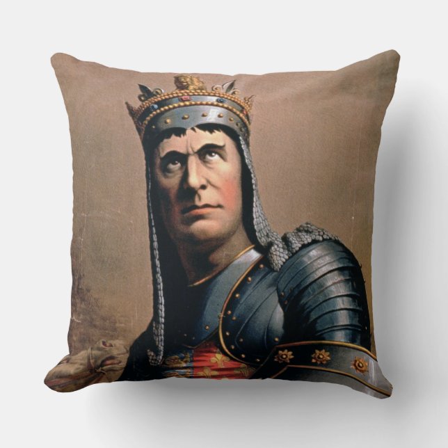 Advertisement for 'John McCullough as Richard III' Cushion (Front)