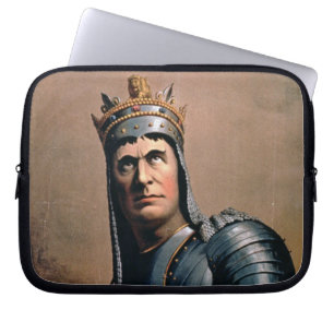 Advertisement for 'John McCullough as Richard III' Laptop Sleeve