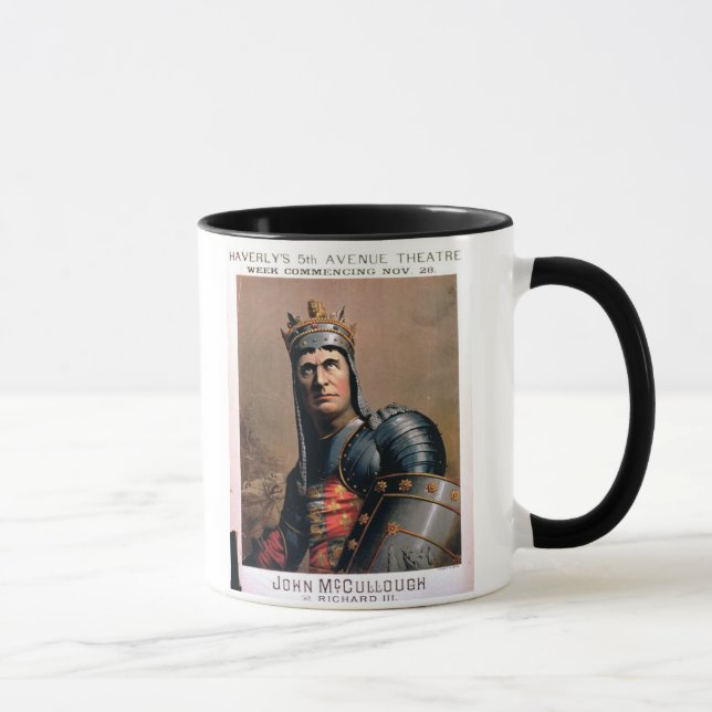 Advertisement for 'John McCullough as Richard III' Mug (Right)
