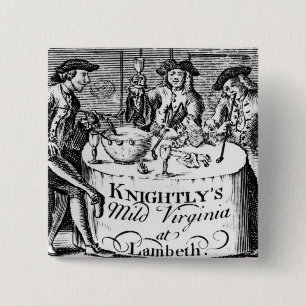 Advertisement for 'Knightly's Mild Virginia 15 Cm Square Badge