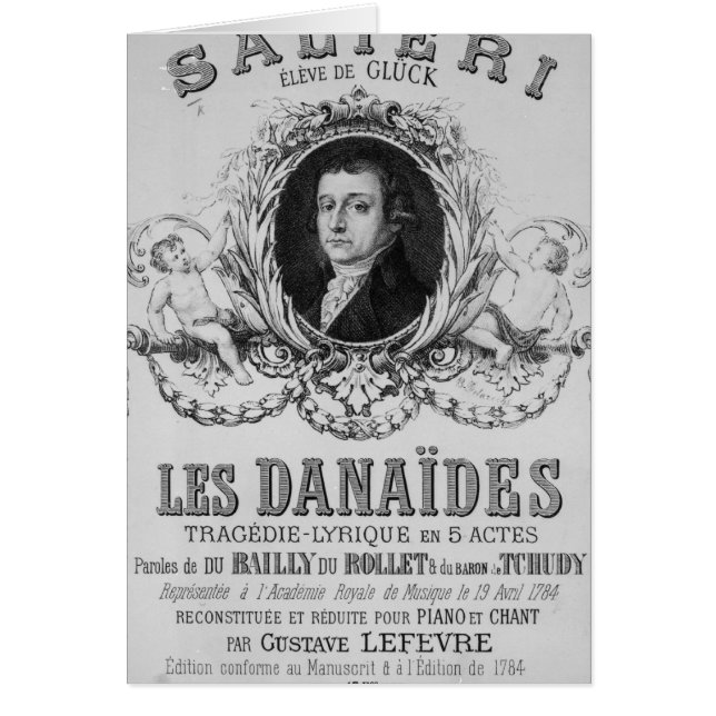 Advertisement for 'Les Danaides' (Front)