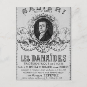 Advertisement for 'Les Danaides' Postcard