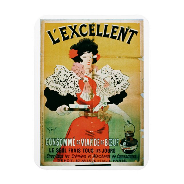 Advertisement for 'L'Excellent Beef Consomme' (col Magnet (Vertical)