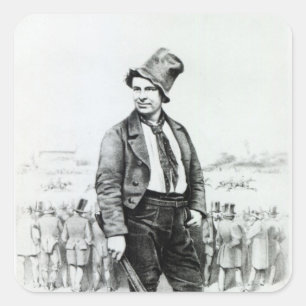 Advertisement for 'Limerick Races' Square Sticker