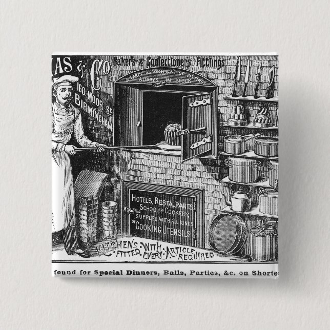 Advertisement for Lomas and Co. 15 Cm Square Badge (Front)