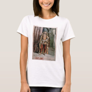 Advertisement for 'Louis James As Othello' (colour T-Shirt