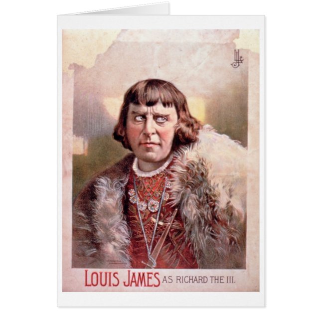 Advertisement for 'Louis James as Richard III' (co (Front)