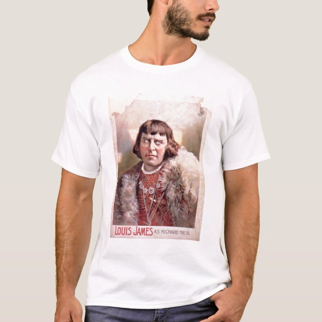 Advertisement for 'Louis James as Richard III' (co T-Shirt (Front)
