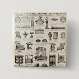 Advertisement for Oetzmann & Co. 15 Cm Square Badge