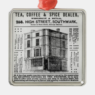 Advertisement for Robert Jones, Tea Metal Ornament