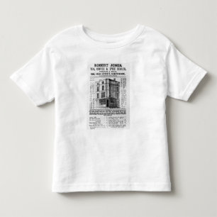 Advertisement for Robert Jones, Tea Toddler T-Shirt
