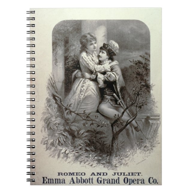 Advertisement for 'Romeo And Juliet', Starring Emm Notebook (Front)