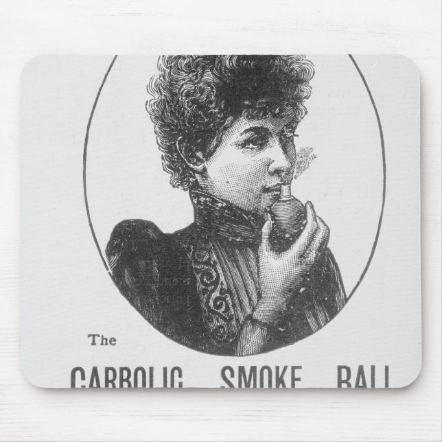 Advertisement for the Carbolic Smoke Ball Mouse Pad (Front)