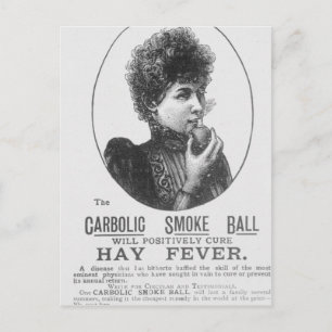 Advertisement for the Carbolic Smoke Ball Postcard
