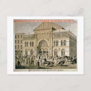 Advertisement for the 'Metropolitan Alcazar Concer Postcard