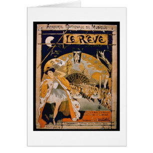 Advertisement for the musical 'The Dream', at the